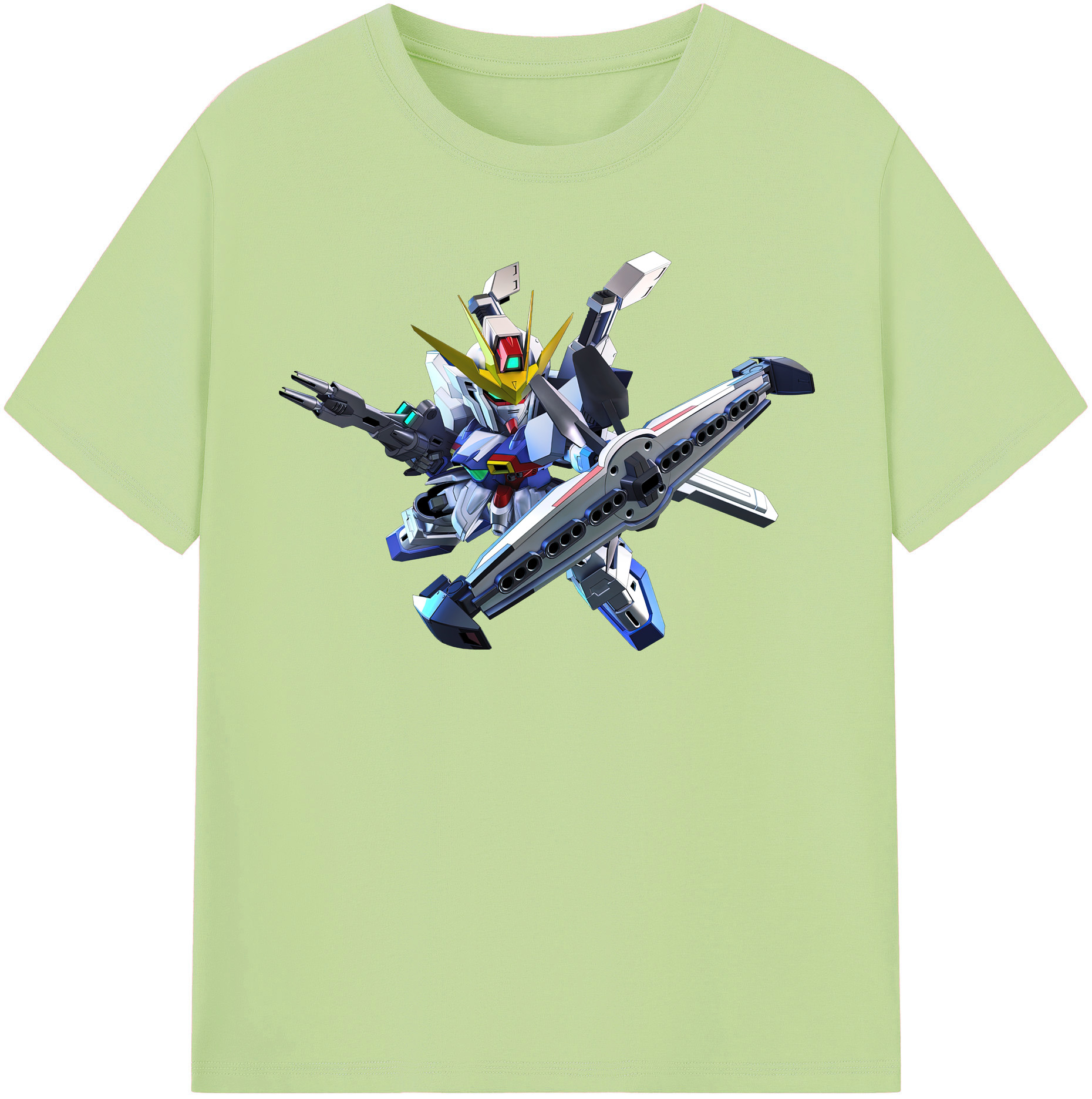 （画像用） 機動戦士ガンダム Mobile Suit Gundam 綿100％半袖Tシャツ（フロントプリント）